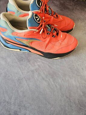 Puma Rs-Fast Red Go For 385795-01 Firelight/Blue Men's sz13